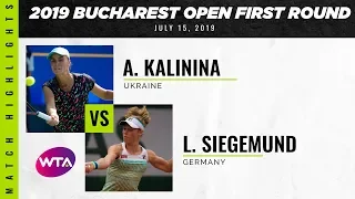 Anhelina Kalinina vs. Laura Siegemund | 2019 Bucharest Open First Round | WTA Highlights