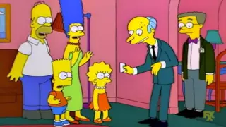 The Simpsons - Lisa rips up Mr  Burns check (S8Ep21)