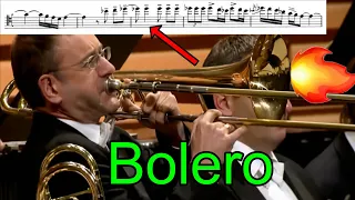 Trombone Excerpt: Bolero feat. Ian Bousfield - Sheet Music