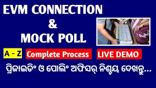 EVM CONNECTION AND MOCK POLL COMPLETE PROCESS LIVE DEMO