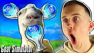 Goat Simulator's Platinum Was HILARIOUS!