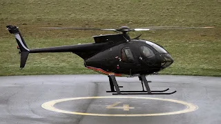 🚁 McDonnell Douglas Helicopter MD500E (Hughes 500) / Start Up, Take Off and Landing 🚁