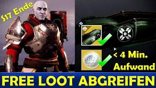 DESTINY 2 - EXO LOOT FOR FREE UNTER 4 MINUTEN! (Neue Quest zum Ende der S17)