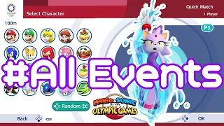 Mario & Sonic at the Olympic Games Tokyo 2020 : Gameplay Blaze All events