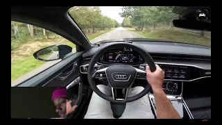 AUDI RS6 C8 POV LOUD EXHAUST #audi #rs6 #pov #education