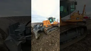 Testing a Liebherr dozer at Bauma