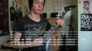 How To Play: (With Tabs) Sleepwalking - Bring Me The Horizon
