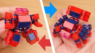 LEGO brick robot transformers tutorial - Spider transformer robot - Taranty