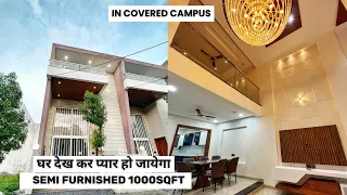 VN55 Semi Furnished 3BHK G+2 | 20*50 House Plan | 20 by 50 house plan |  1000Sqft | PropertyinIndore