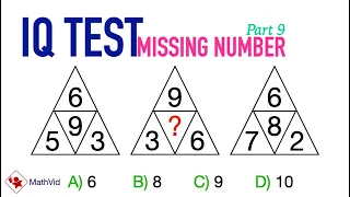 IQ Test Challenges for Genius Minds | Missing Number Puzzles part 9