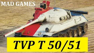 World of Tanks Blitz: TVP T 50/51 - Exploring in Mad Games !!!  Live Stream!!!