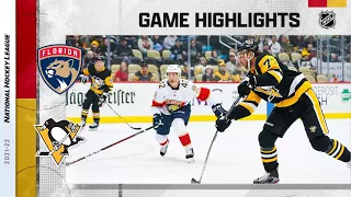 Panthers @ Penguins 11/11/21 | NHL Highlights