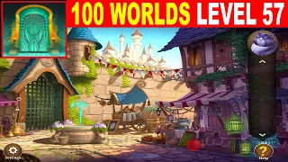 100 Worlds LEVEL 57 Walkthrough - Escape Room Game 100 Worlds Guide