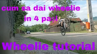 cum sa dai wheelie in 4 pași/how to wheelie in 4 steps
