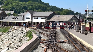 Ffestiniog & Welsh Highland Railways - Porthmadog Train Movements from the Signal Box, May 2016