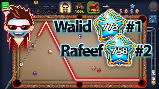 8ball pool Me and the highest level in the world walid damoni 773 with 2700bTotal / crazy shots