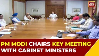 PM Modi Chairs Key Meeting With Cabinet Ministers On Manipur Violence