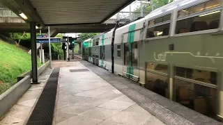 RER A RATP/SNCF - Départ d'un UM2 de MI09 à Cergy Saint Christophe