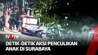 Terekam CCTV, Aksi Penculikan anak di Surabaya, Korban Langsung Dibawa Ke Mobil Pelaku | tvOne