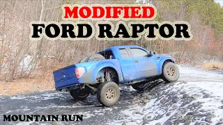 Ford Raptor Modified 4x4 Off-Roading 2022 Mountain Run on 37 Inch Tires