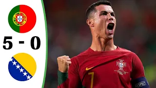 Portugal vs  Bosnia and Herzegovina | Extended highlights &All goals 2023