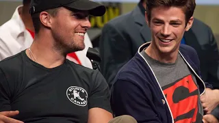 Funny Moments With Stephen Amell & Grant Gustin