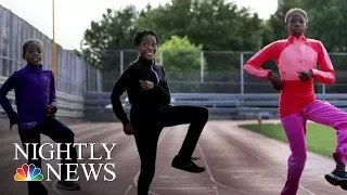 Once Homeless Junior Olympians Mingle With Track Stars At U.S. Nationals | NBC Nightly News