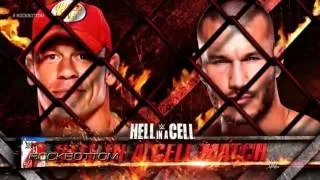 WWE Hell In A Cell 2014 John Cena vs Randy Orton Match Card ᴴᴰ