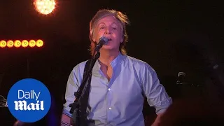 Paul McCartney returns to legendary Cavern Club for surprise gig