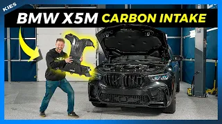 INSANE Full Carbon Fiber Dinan Intake on Rosemary's F95 X5M!