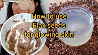 How to use flax seeds for glowing skin ? #flaxseeds #flaxseed #glowingskin #skincare #beautytips