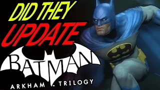 They fixed Batman Arkham Trilogy on Switch?