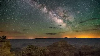 The Grand Canyon at Night - 4K Timelapse