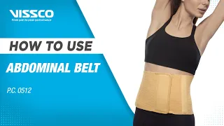 How to Wear and When to Use an Abdominal Belt  | Vissco Abdominal Belt