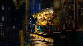 Rainy Jazz Music for Deep Sleep ☕ Relaxing Jazz Music for Study, Work in Cozy Jazz Bar