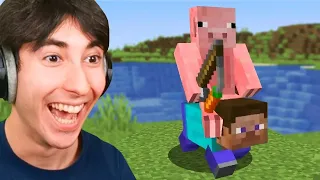 Minecraft But If You Laugh, You DIE