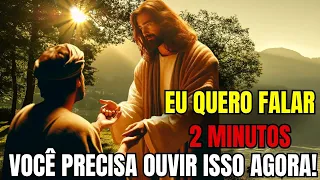 🔵✨ VOCÊ PRECISA OUVIR ISSO AGORA! JESUS ESTÁ AO SEU LADO! ( ORAÇÃO DE DEUS)