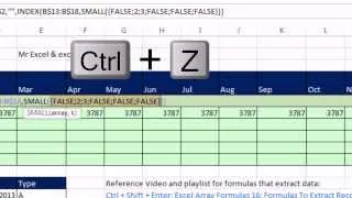 Excel Magic Trick 1073: Excel Tables & Dynamic Data Extraction Array Formulas, AGGREGATE or SMALL