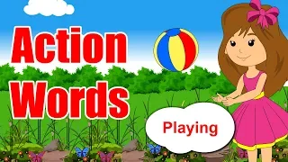 Action Words | 10 Verbs in English | Kids vocabulary | English Verbs for kids