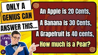 99% WILL SURELY FAIL TO SOLVE THESE 20 TRICKY RIDDLES ALL ! | Level:9