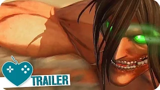 ATTACK ON TITAN: WINGS OF FREEDOM Trailer German Deutsch (2016) PS4, Xbox One, PC, PS VITA Game