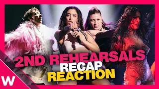 Eurovision 2024 Semi Final 2 Second Rehearsals Recap | REACTION