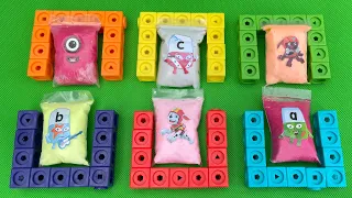 Looking For Numberblocks, Alphablocks Clay With Rainbow Coloring Mixed! ASMR