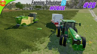 Selling Silage Bales and Making Grass Mountains | Farming Simulator 23 Amberstone #28