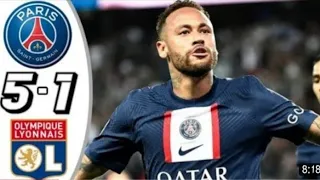 PSG VS LYON 5-1- All Goals & Extended highlight@PSG