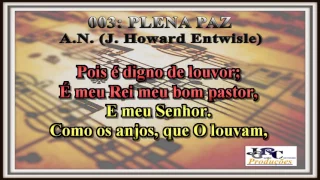 Harpa Cristã - 003   Plena Paz Karaoke/playback