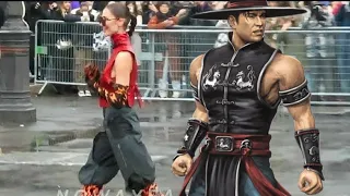 Sabina JAKUBOWICZ wears MORTAL KOMBAT's KUNG LAO suit @ FENDI fashion show Paris January 26th 2023