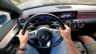 2022 Mercedes Benz CLA180 [1.3 - 136 HP] POV Test Drive | 0-100 Acceleration