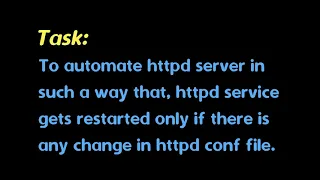 Configuring httpd webserver using Ansible | Ansible | Automation | webserver