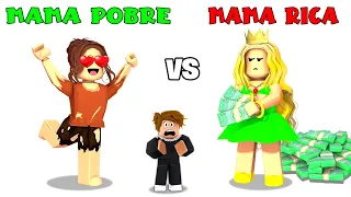MADRE POBRE VS MADRE RICA (Brookhaven rp) #roblox  #youtube  #reels